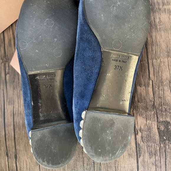 Miu Miu Suede Loafers - Picture 10 of 11